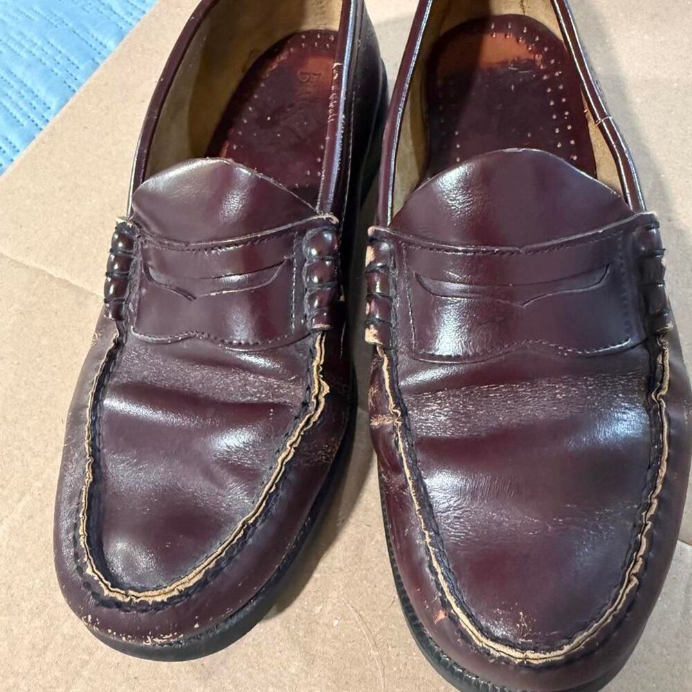 Gh-bass Women's Burgundy and Brown Loafers